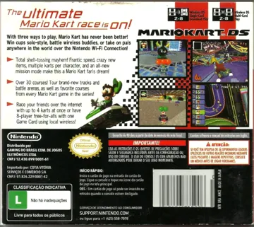 Mario Kart DS (Japan) (Demo) (Kiosk) box cover back